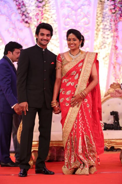 Hero-Aadi-Wedding-Reception-Photos